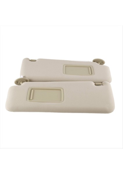 1paır Araç Sun Vısors 74320-35A91-B1 74310-35B01-B1 Toyota 4runner Için 2010-2023 Vanity Mirror Bej (Yurt Dışından) fırsatları