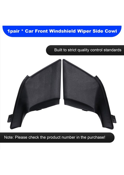 Araba Ön Cam Silecek Yan Kıyafet Su Deflektörü Kapak 53867-35020 53866-35030 Toyota 4runner 2010-2023 (Yurt Dışından) indirimleri