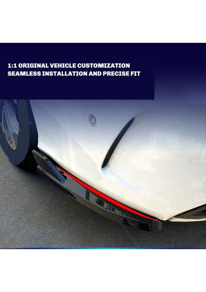 Araba Arka Tampon Canard Dudak Ayırıcı Yan Havalandırma Kiti Mercedes Benz C-Class W205 Coupe C205 2015-2021 (Yurt Dışından) indirimleri