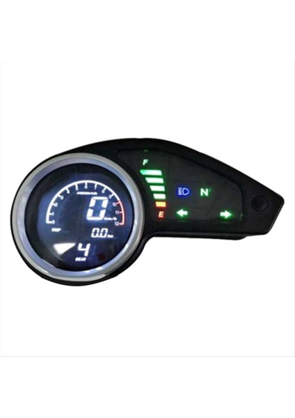 Evrensel Dijital Motosiklet Kilometre Sayacı LCD Metre Hızometre Takometre Göstergeleri Gece Işığı (Yurt Dışından)