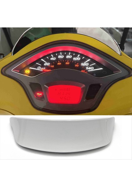 Motosiklet Scooter Speedometre Mahkeme Enstrümanı Kapak Vespa Sprint Için Hız Gökini Çerçeve Kovl 150 2013-2022 Beyaz (Yurt Dışından) fiyatları