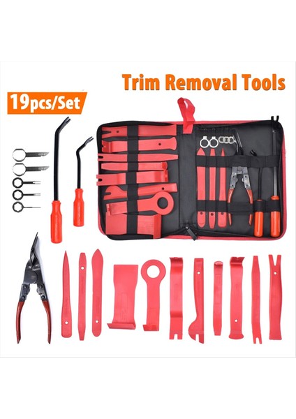 19PCS Araba Ses Kaldırma Araçları Kit Vücut Paneli Trim Stereo Onarım Kapatıcı Döşen Dash Radi Radyo Çayılcıları Sökme Onarım Aracı (Yurt Dışından) fiyatları