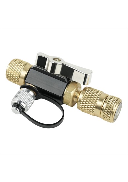 Vakum Dereceli Valf Çekirdek Çıkarma Aracı, 1/4 Inç Dişi Parlama x 1/4 Inç Erkek Parlama, R410A Için Uyumlu (Yurt Dışından)