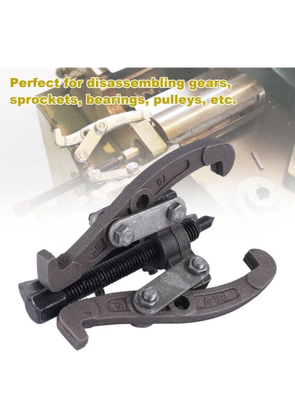 3 Inç 75 mm Dişli Yatak Çekme Aracı Hub Çok Fonksiyonlu Çekme Kiti 3-Çeneli Tersinir Volan Kasnağı Çıkarma Extractor (Yurt Dışından) indirimleri