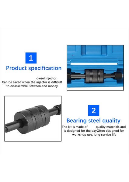 Dizel Enjektör Çekme Araçları Extractor Montajcı Aracı Yakıt Enjektör Repoer Aksesuar Sabit Kasa Enjektör (Yurt Dışından) indirimleri
