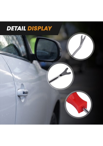 Araba Kapısı Iç Kaplama Klipsli Panel Döşeme Bağlantı Elemanı Klipsli Kaldırma Aracı Tornavida Tırnak Çektirme 4 Inç Kırmızı (Yurt Dışından) modelleri