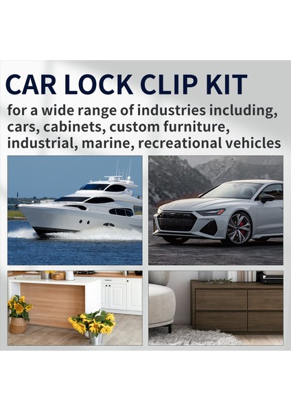 4x Hızlı Bırakma Push Hood Mandal Düğmesi Araba Pimi Bonnet Kilit Bulma Klipsi Kırmızı (Yurt Dışından) modelleri