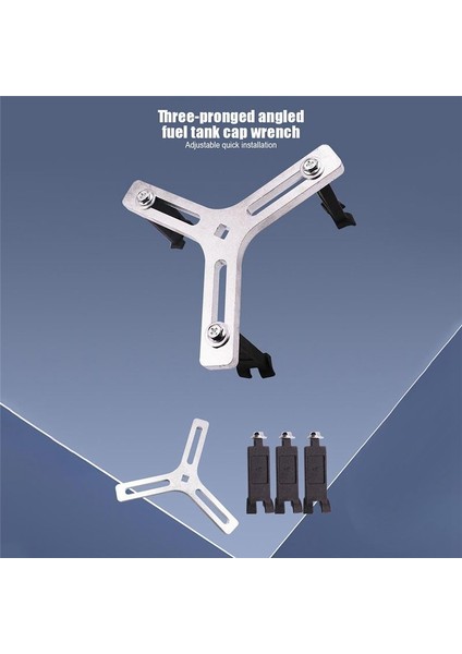 Araba-Yakıt Tank Kapağı Sökme Aracı -Üellik Tank Pompası Sökme Benzinli Pompa Anahtarı Kaldırma Aracı Seti 3-Çene (Yurt Dışından) modelleri