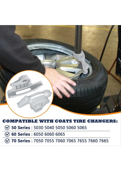 2 Paket Düşük Profil Naylon Montaj/demount Kafa Kiti Düşük Profil Lastikler Için Lastik Değiştirici Makinesi Ördek Head TC184432 (Yurt Dışından) modelleri