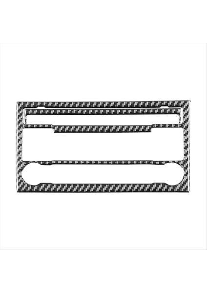 Audi A4 S4 B7 2005-2008 Karbon Fiber Merkez Konsolu CD Radyo Kontrol Paneli Kapak Trim Iç Aksesuarlar (Yurt Dışından)