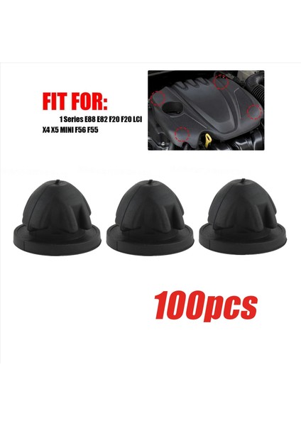 100PCS Araç Motoru Kapak Kauçuk Montaj Grommet Bush Bump Stop 11127614138 Bmw Için 1 2 3 4 5 6 7 Serisi Kaput Tampon Tamponları (Yurt Dışından) modelleri