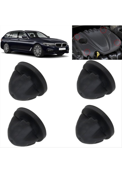 100PCS Araç Motoru Kapak Kauçuk Montaj Grommet Bush Bump Stop 11127614138 Bmw Için 1 2 3 4 5 6 7 Serisi Kaput Tampon Tamponları (Yurt Dışından) fırsatları