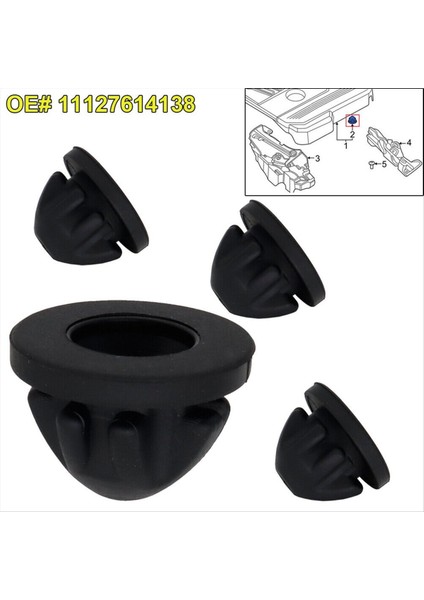 100PCS Araç Motoru Kapak Kauçuk Montaj Grommet Bush Bump Stop 11127614138 Bmw Için 1 2 3 4 5 6 7 Serisi Kaput Tampon Tamponları (Yurt Dışından) indirimleri