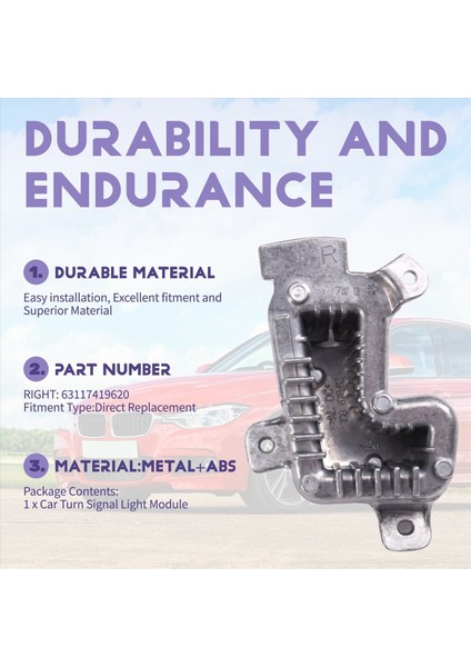 Bmw 3 Serisi F30 F31 F35 Için Araba Turn Sinyal Işık Modülü Far Balast LED Modülü 63117419620 (Yurt Dışından) indirimleri