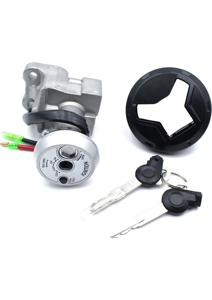 Motosiklet Kontak Anahtarı Kilit Yakıt Yamaha Nmax Için 155 2015-2019 Anahtarlı Gaz Kapağı (Yurt Dışından)