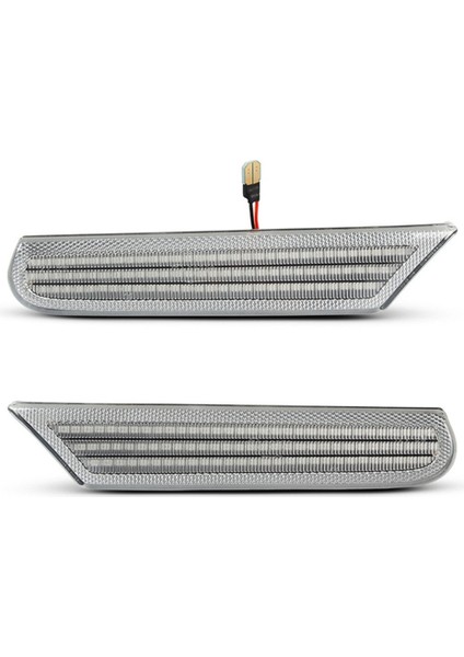Porsche Boxster Için 2x LED Yan Işaretçi Işığı 986 996 911 Carrera Targa 1996-2004 Dönüş Sinyal Lambası Şeffaf (Yurt Dışından)