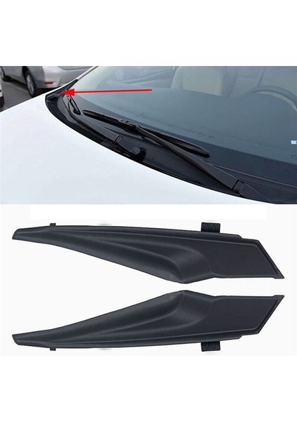 Toyota Corolla Için 1pair 2014-2019 Araba Ön Cam Sarısı Köşe Döşeme Silinme Yan Trim Kapak Kapağı 5382402140 5382302140 (Yurt Dışından) fiyatları