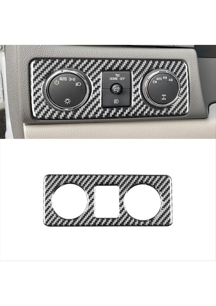 Chevrolet Için Silverado 2007-2013 Karbon Fiber Araç Far Anahtarı Kontrol Düğmesi Çerçeve Döşeme Iç Aksesuarlar (Yurt Dışından) modelleri