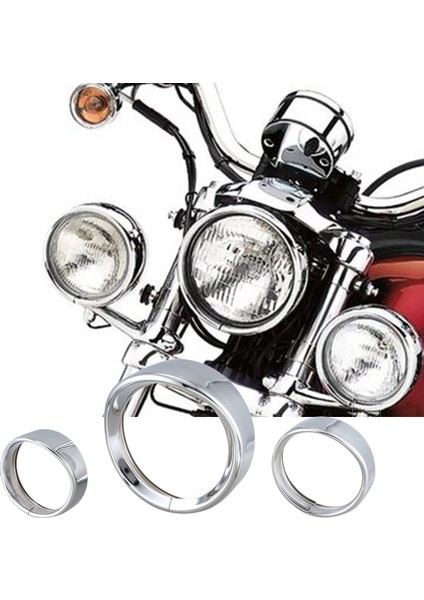 Motosiklet 7 Inç + 4,5 Inç Far Trim Halkası Touring Road King Electra Glide Softail Fld/flh Motosiklet Aksesuarları (Yurt Dışından) modelleri