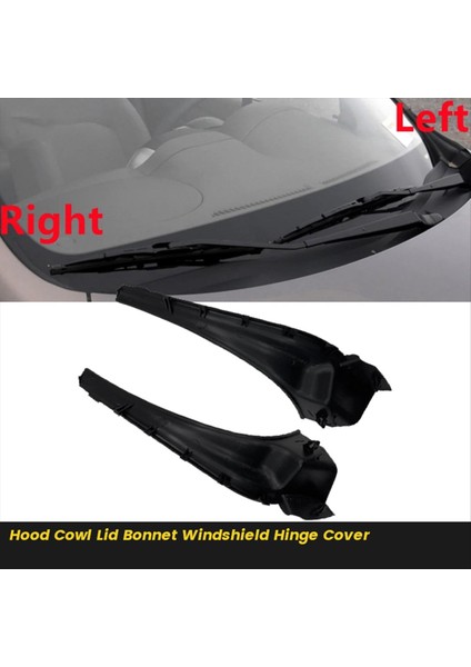 1paır Ön Köşe Ön Cam Silecek Kapak Kapak Nissan Sentra Sunny Için Uzatma Trim 2010-2015 66895-1HM0A 66894-1HM0A (Yurt Dışından) modelleri