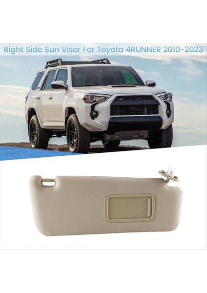 Bej Sun Visors Toyota Için Vanity Ayna 4runner 2010-2023 Sunvisor Shades 74310-35B01-E1 7431035B01E1 74310-35B00-E1 R (Yurt Dışından) fiyatları