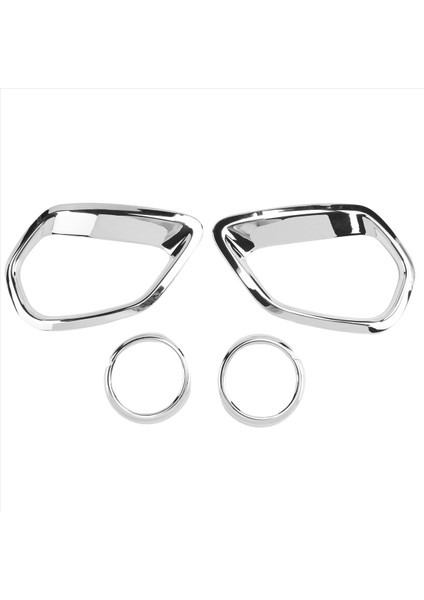 Abs Krom Ön ve Arka Sis Farları Mitsubishi Outlander 2016-2020 Için Trim Dekoratif Çerçeve Kapak (Yurt Dışından) fırsatları