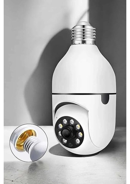Kamera Duylu Ampul Görünümlü 360 Derece Dönebilen Ev Kamerası fiyatları