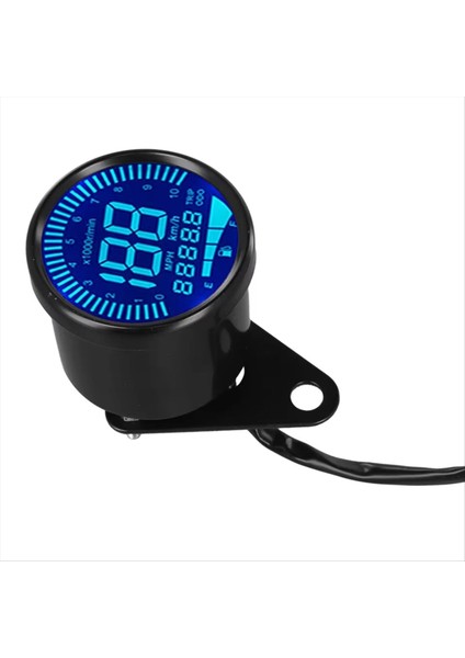 Motosiklet Metre Hızölçer Dijital Kilometre Sayacı Gece Işığı 12V Dijital Hız Göstergesi Takometre Motosiklet Aksesuarları, Bir (Yurt Dışından) fırsatları