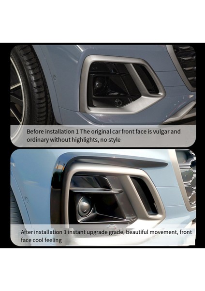1paır Ön Tampon Hava Bıçağı Süslemesi Sis Lambası Audi Q5 Rs Sq5 2020-2024 Sis Lambası Ayırıcı Spoiler Dişleri Kapak (Yurt Dışından) modelleri