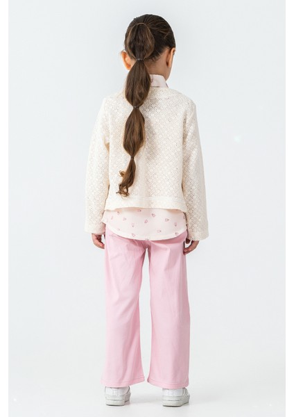 Yakası Bağlamalı Kız Çocuk 3\'lü Takım - 26K 4499 fırsatları