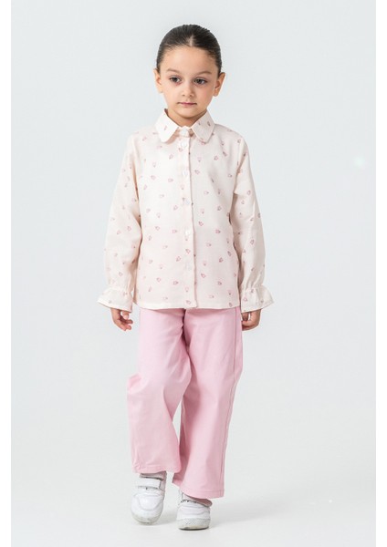 Yakası Bağlamalı Kız Çocuk 3\'lü Takım - 26K 4499 indirimleri