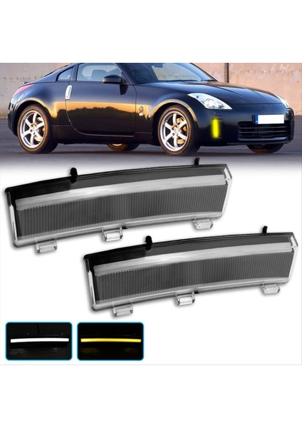 Araba Gündüz Koşu Işık Montajı Nissan 350Z Lcı 2006-2009 Için LED Turn Sinyal Işıkları (Yurt Dışından) fiyatları