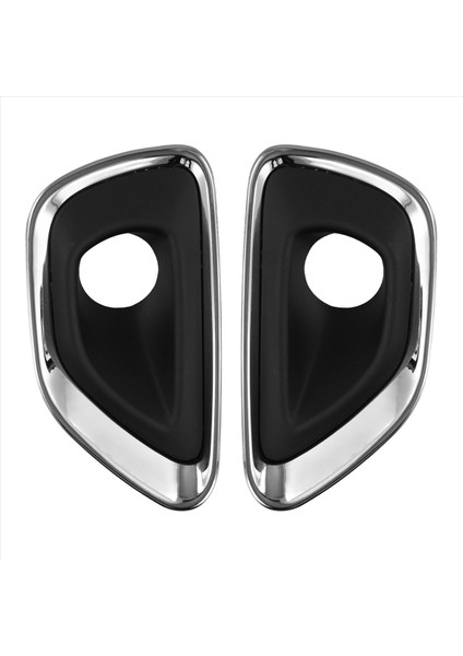 Araba Ön Sis Fark Trim Çerçeve Sis Lambası Çerçeveleri 68143078AB 68143079B Jeep Grand Cherokee 2014-2018 (Yurt Dışından)