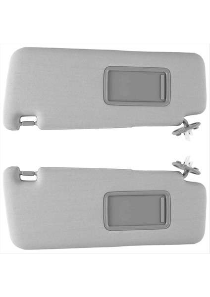 1paır Araç Sun Vısors 74320-35A91-B1 74310-35B01-B1 Toyota 4runner Için 2010-2023 Makip Yanıyor Gri Ile Sunvısor Thenes (Yurt Dışından)