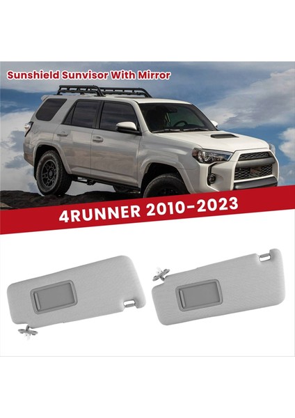 1paır Araç Sun Vısors 74320-35A91-B1 74310-35B01-B1 Toyota 4runner Için 2010-2023 Makip Yanıyor Gri Ile Sunvısor Thenes (Yurt Dışından) fiyatları
