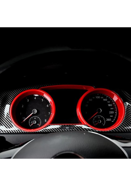 Araba Iç Gösterge Tablosu Takometre Speedometre Frame Panel Kapak Golf For Golf 7 7.5 Mk7 2015-2019 Aksesuarlar (Yurt Dışından) fırsatları