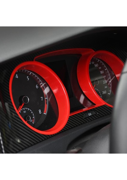 Araba Iç Gösterge Tablosu Takometre Speedometre Frame Panel Kapak Golf For Golf 7 7.5 Mk7 2015-2019 Aksesuarlar (Yurt Dışından) indirimleri