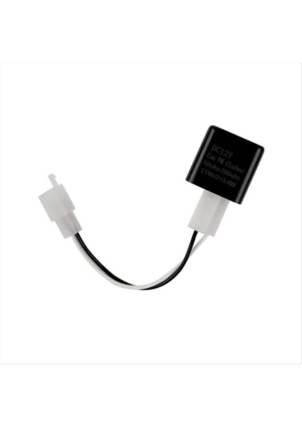 Röle Adaptör Kablosu 2 Pin 12V LED Flaşör Röle Dönüş Sinyallerinin Ayarlanabilir Frekansı Yıkıcı Gösterge Röleleri Siyah (Yurt Dışından) indirimleri