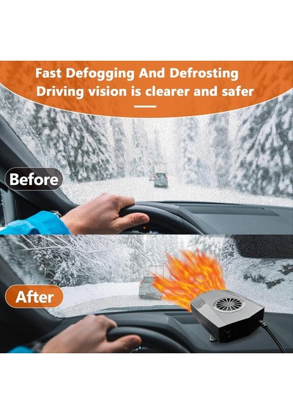 Araba Isıtıcı Fanı, 150W Hızlı Isıtma ve Soğutma Fanı Taşınabilir Ön Cam Bekçeri ve Doster Araba Suv Rv (Yurt Dışından) fiyatları