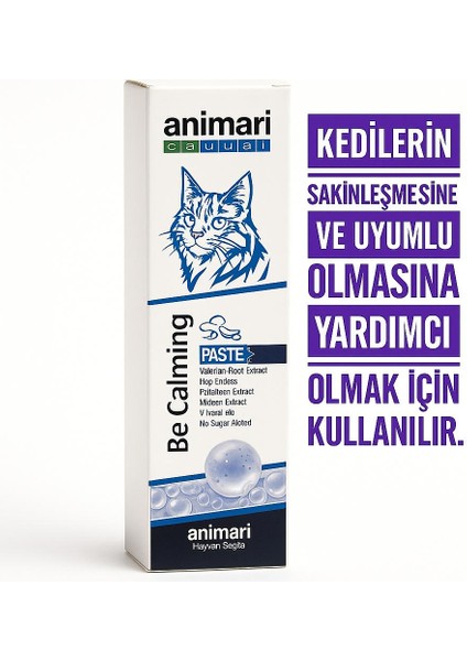 Be-Calming ( Kediler Sakinleşmesine ve Uyumlu Olmasına Yardımcı Olmak Için Kullanılır)
