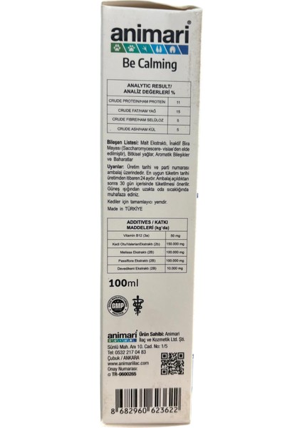 Be-Calming ( Kediler Sakinleşmesine ve Uyumlu Olmasına Yardımcı Olmak Için Kullanılır) indirimleri