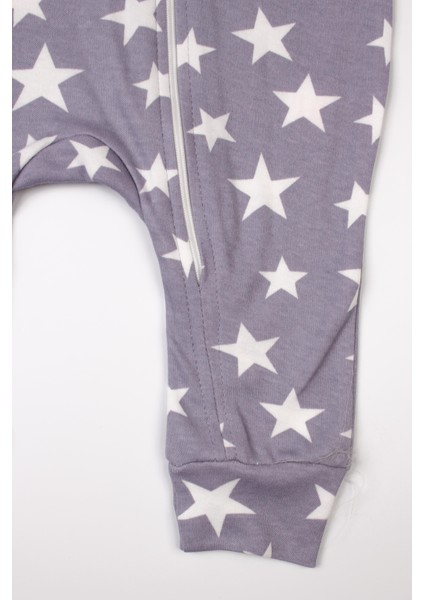 Fermuarlı Bebek Çocuk Tulumu Yıldız Desenli Uyku Tulumu modelleri