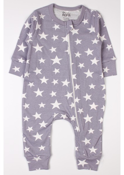 Fermuarlı Bebek Çocuk Tulumu Yıldız Desenli Uyku Tulumu indirimleri