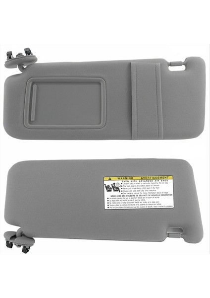 Toyota Camry 2007-2011 Için Sunroof Olmayan Araba Güneşi Vizörü Gölgesi Sol 74320-06780-B0 Sağ 74310-06750-B0 (Yurt Dışından) modelleri