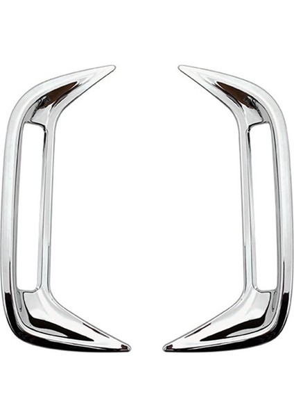 Toyota Yaris Için Cross 2020 2021 Araba Krom Arka Reflektör Sis Işık Lamba Kapağı Trim Çerçeve Çerçeve Araba Stil (Yurt Dışından)