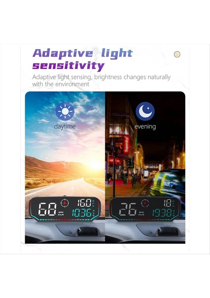 G14 Araba Kafası Ekran Araba Hud Hız Tezgahı Aşırı Hızlı Uyarı Araba Kafası Yukarı Ekran Yorgunluk Sürüş Alarmı (Yurt Dışından) modelleri