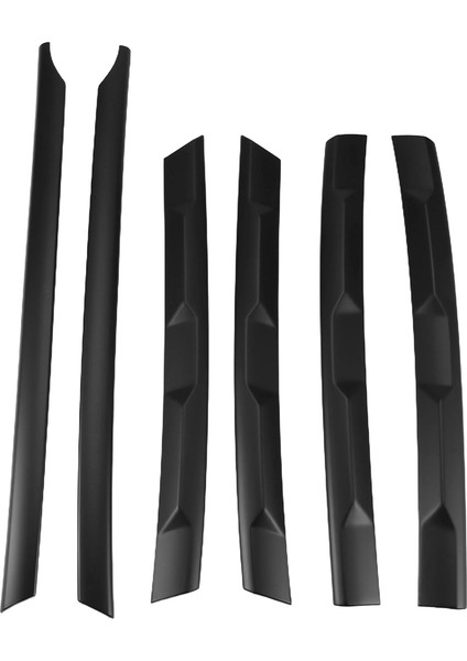 Tiguan Için Lhd L 2017-2021 Mat Siyah Ön Tampon Örgü Merkez (Yurt Dışından)