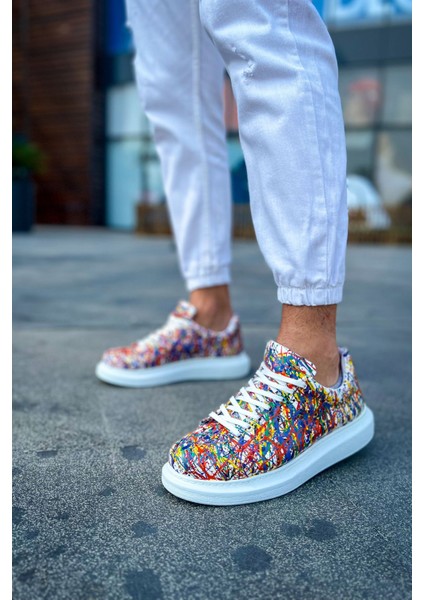 CH254 - CBT Pittura Erkek Ayakkabı 537 CRAZY SPLUSH BEYAZ fırsatları