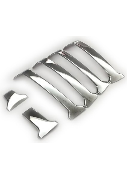 Ön Tampon Izgara Şeritleri Toyota Land Cruiser 150 Prado LC150 FJ150 2014-2017 Chrome Için Tampon Koruyucu Kaplamalar (Yurt Dışından)