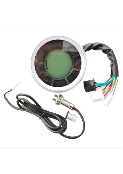 Motosiklet LCD Enstrüman Evrensel LCD Dijital Hız Türometresi Kilin Sometre Silindir Dişli Kilometre Sometre Takometre (Yurt Dışından)